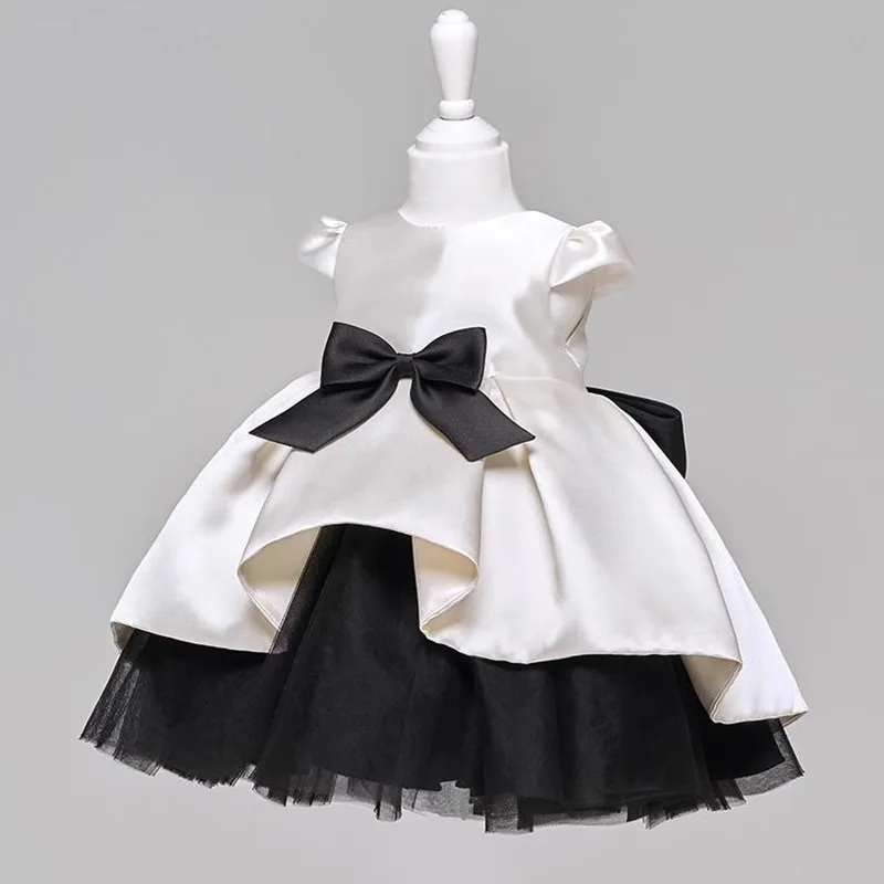 

Children's Princess Evening Gown Host Piano Performance Wedding Birthday Party Girl Dresses A4648 Vestidos Bridesmaid Dresses