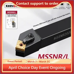 MSSNR1616 MSSNR2020 MSSNR2525 MSSNR3232 External Turning Tool MSSNR MSSNL Lathe Bar Turning Holder CNC Cutting Tool Cutter Bar
