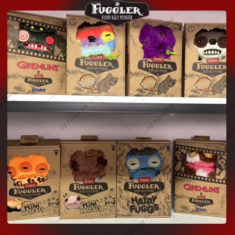 Fuggler 100% الأصلي الجديد وحوش قبيحة ألعاب من القطيفة الفانك البسيطة راسكالز لطيف الطفل الأسنان وحوش محشوة الدمى الهدايا #6