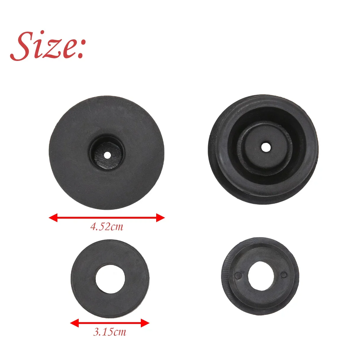 4pcs Lower Upper Radiator Rubber Mount Bushing Grommets for Honda Accord Civic CRV HRV Odyssey 74172-SM4-970