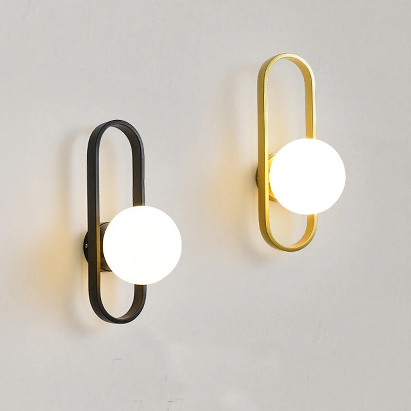 

Minimalist Wall Light Led Bedroom Bedside Minimalist Modern Light Luxury Living Room Background Wall Creative Corridor Light