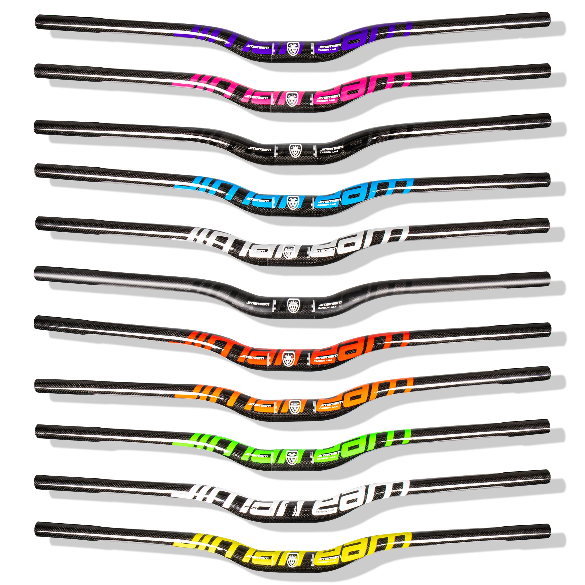 

Black - JIMAITEAM Mountain Bike Straight Handlebar Carbon Fiber Straight Handlebar