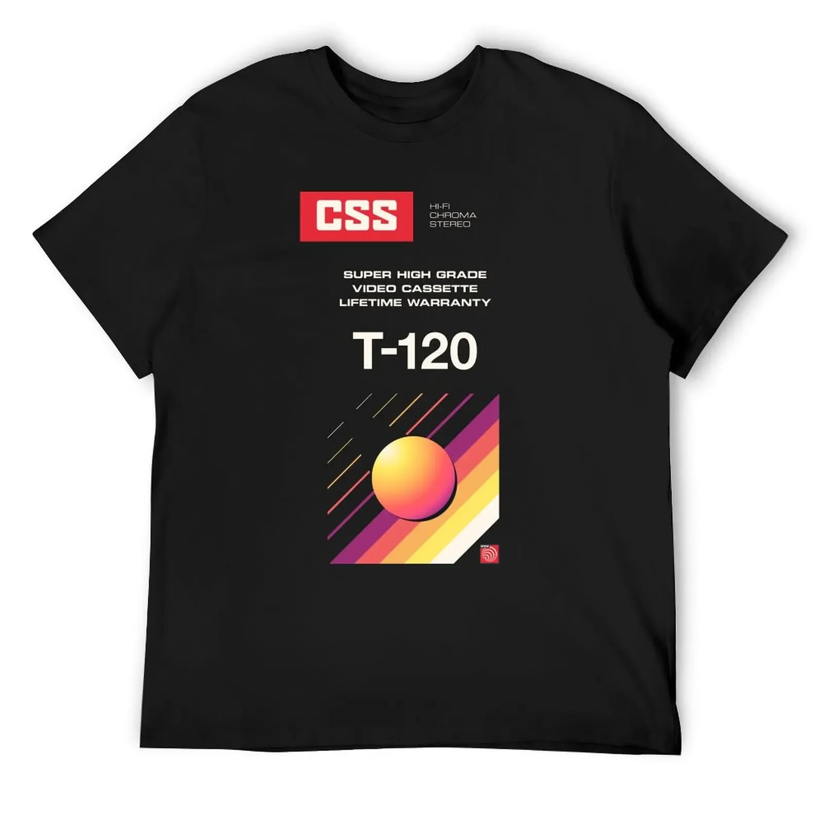 

Retro Blank VHS CSS T-Shirt quick drying custom shirt oversized street wear plain t shirts men