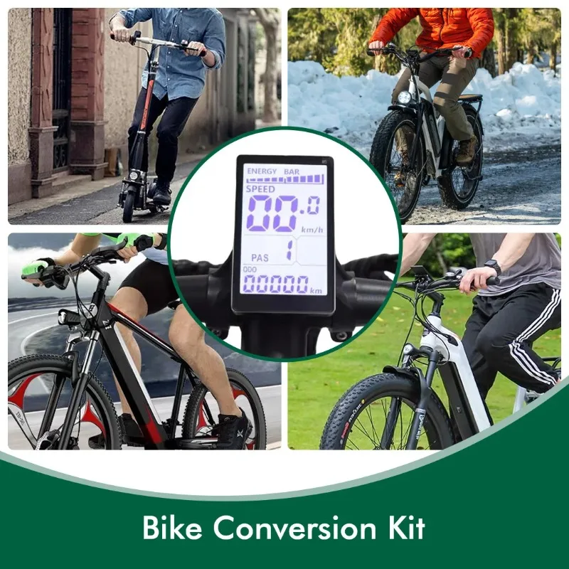 Pantalla LCD M5 para bicicleta eléctrica, panel de medidor impermeable de 5 pines, tablero de instrumentos de velocidad para scooter, para modificación de bicicleta de montaña