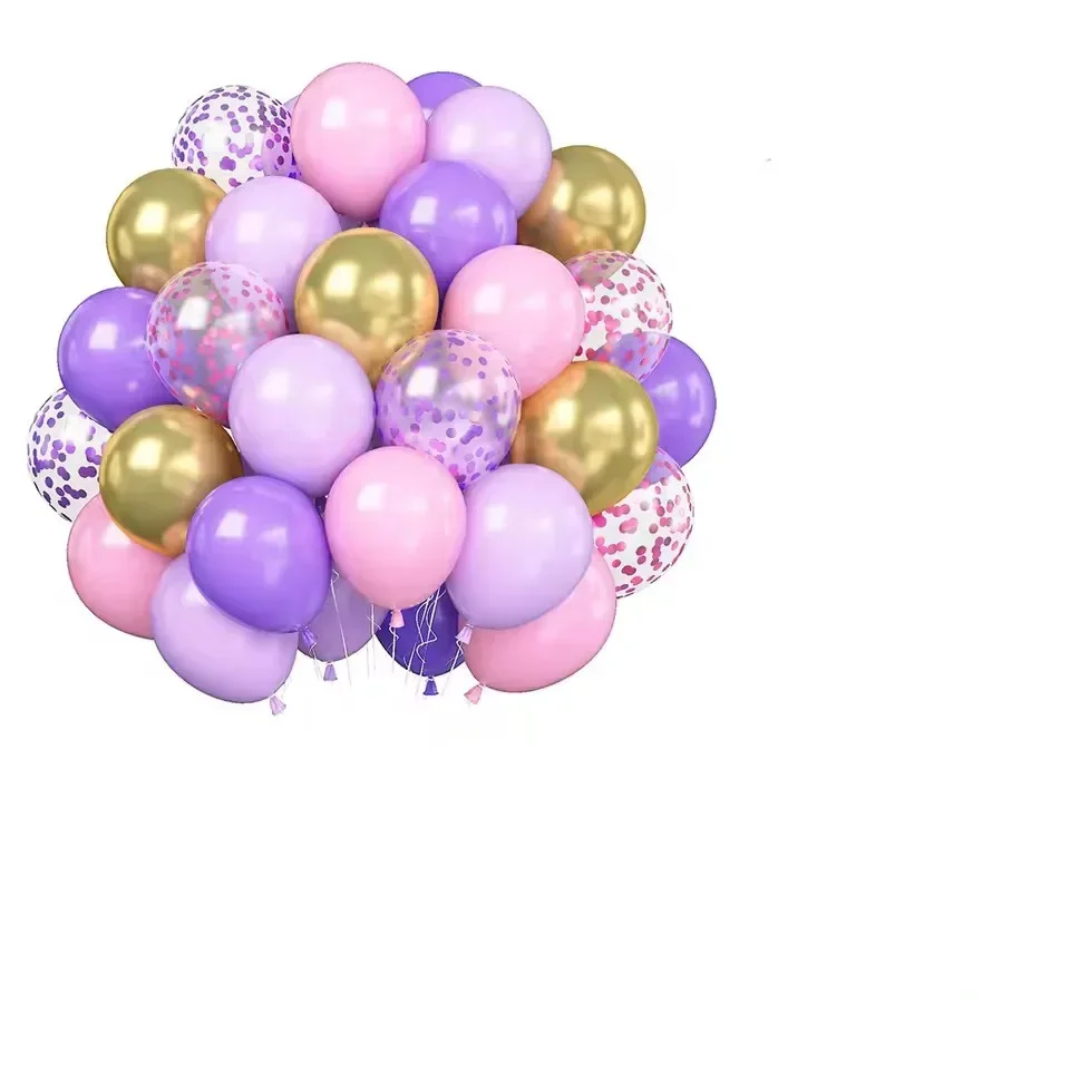 50pcs Chrome Latex Balloon White Pink Blue Helium Ball Wedding Adult Birthday Party Decoration Baby Shower Globosgift - view 6
