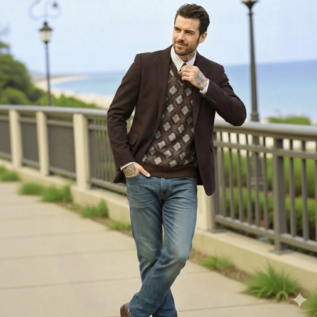 

Мужской винтажный блейзер из замши, мягкая подкладка, повседневный пиджак – для уличной и офисной носки (размеры M-2XL)