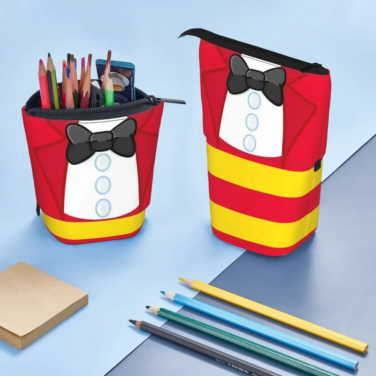 avental-jollibee-red-bee-suit-filipino-pinoy-filam-estojo-de-lapis-reversivel-para-estudantes-caixa-de-canetas-bolsa-de-lapis