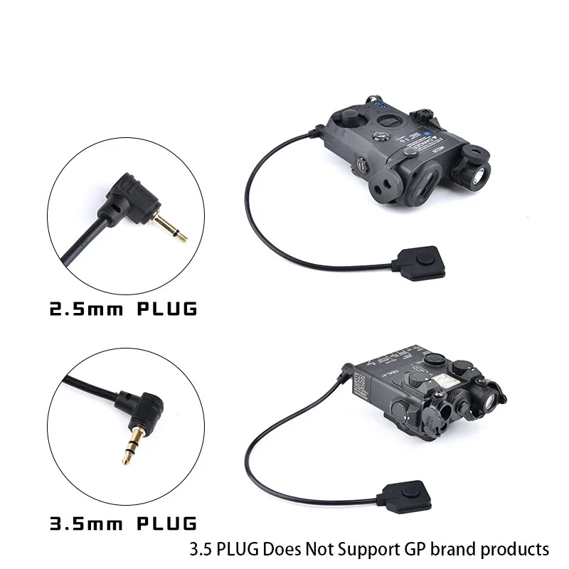 Tactical PEQ 15 Remote Switch DBAL A2 Crane Laser Sight Remote Pressure Switch Fit 20mm Picatinny Mount Rail