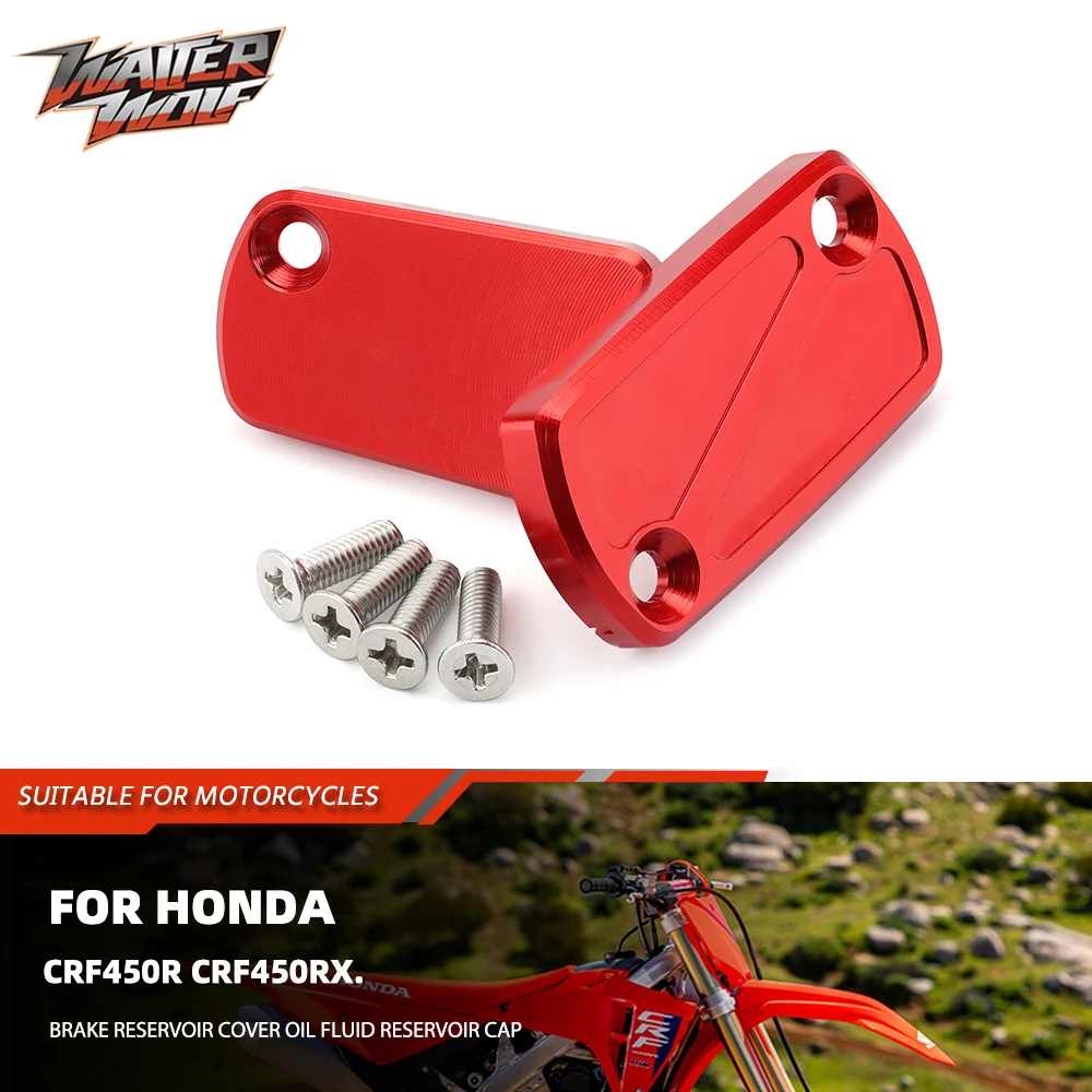 

Motorycle Front Brake Clutch Fluid Reservoir Cover For Honda CRF450R CRF450RX CRF 450R 450RX Master Oil Cylinder Cap Accessories