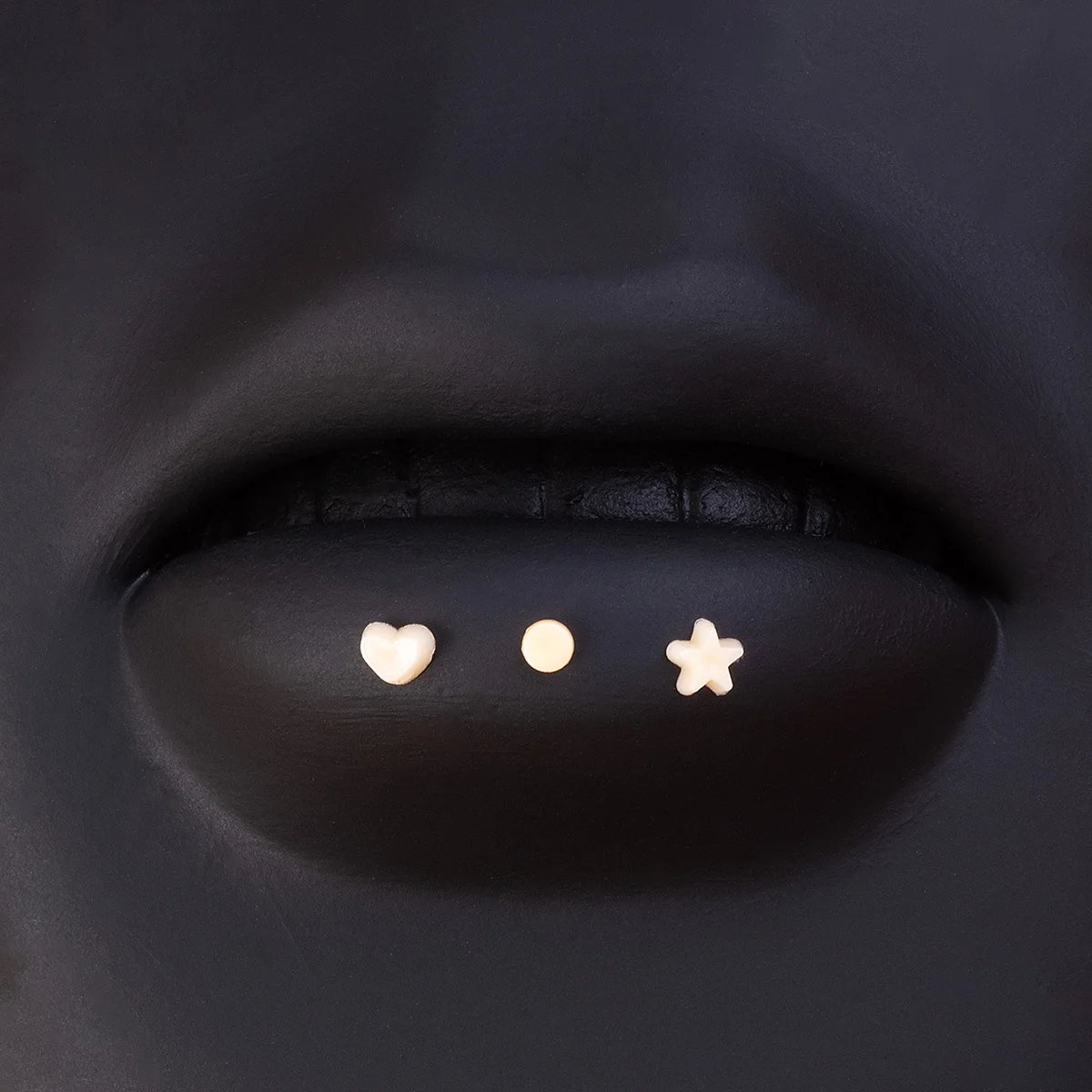 12pcs Transparent Acrylic Lip Ring Labret Stud Earrings Ear Piercing Cartilage Tragus Helix Anti-allergy Retainer Body Jewelry