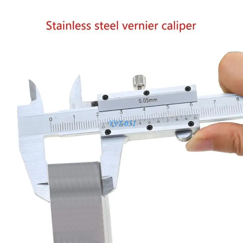 

E15A Vernier Caliper 0-150mm Measuring Instruments Tools Woodworking Ruler Micrometer