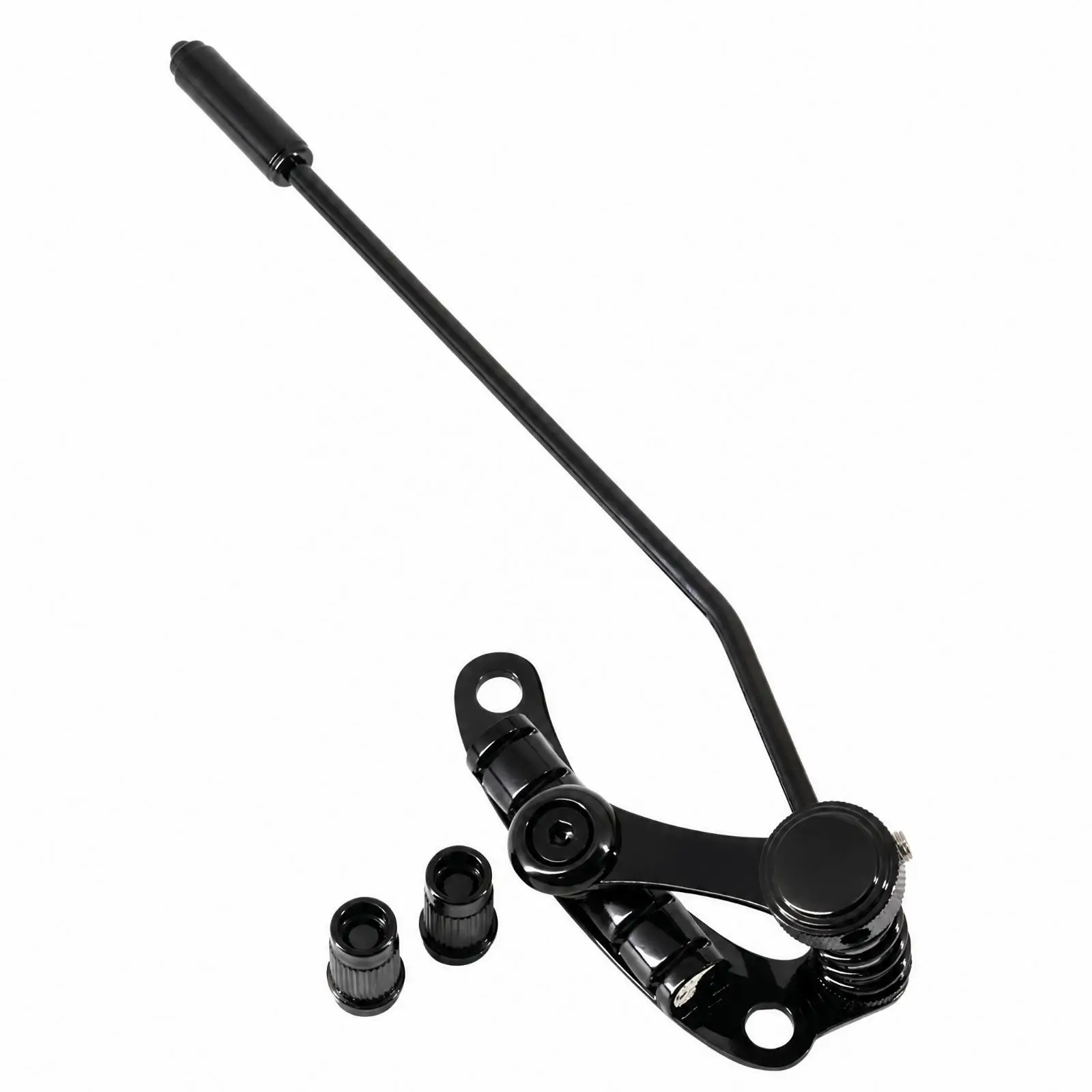 Low Profile Jazz Tremolo Bridge with Tremolo Arm for Electric Guitar Zinc Alloy Hardware Six String Saddle Design