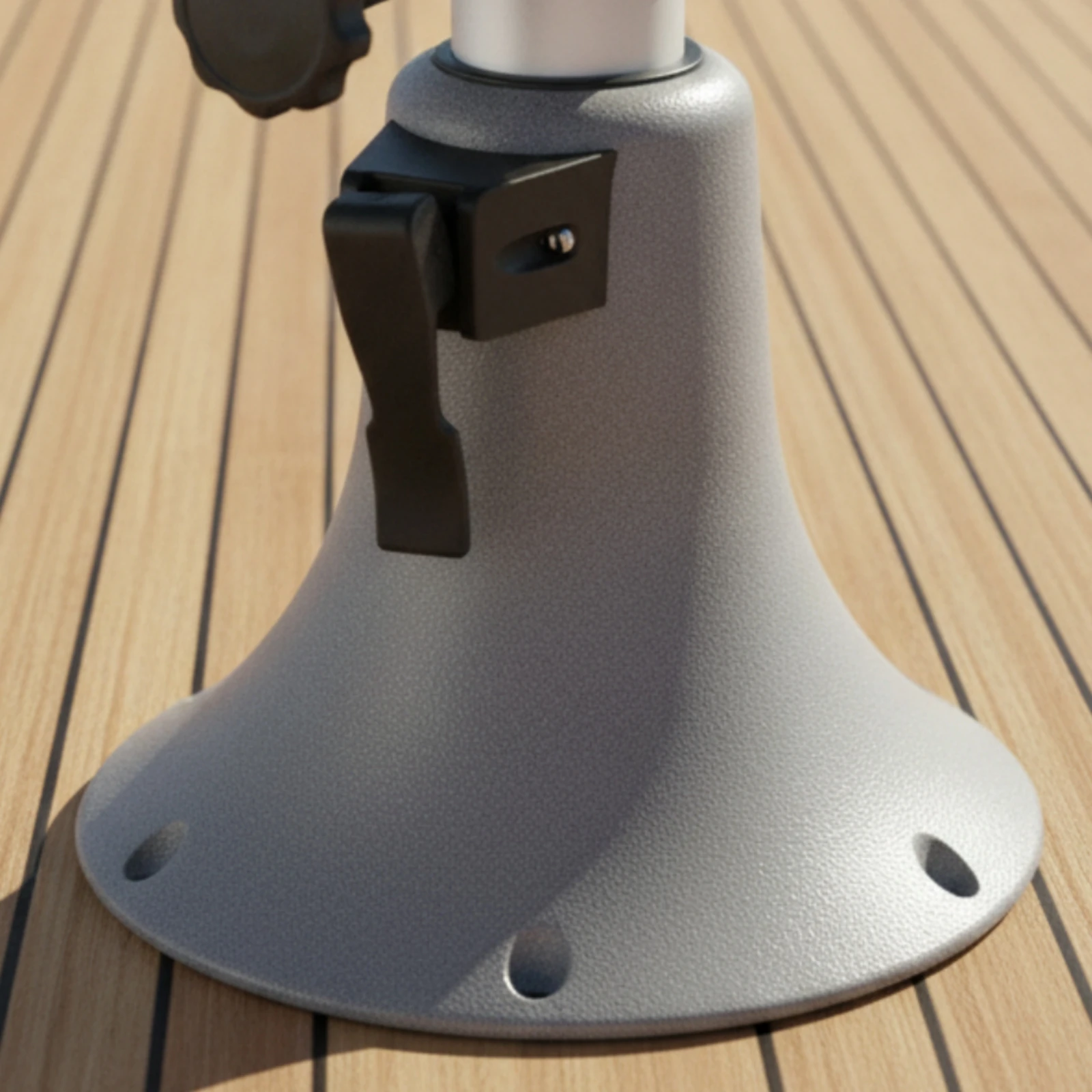 Manual Height-Adjustable Marine Seat Pedestal Stable Adjustable Boat Seat Pedestal Sturdy User-Friendly for Yacht Owners