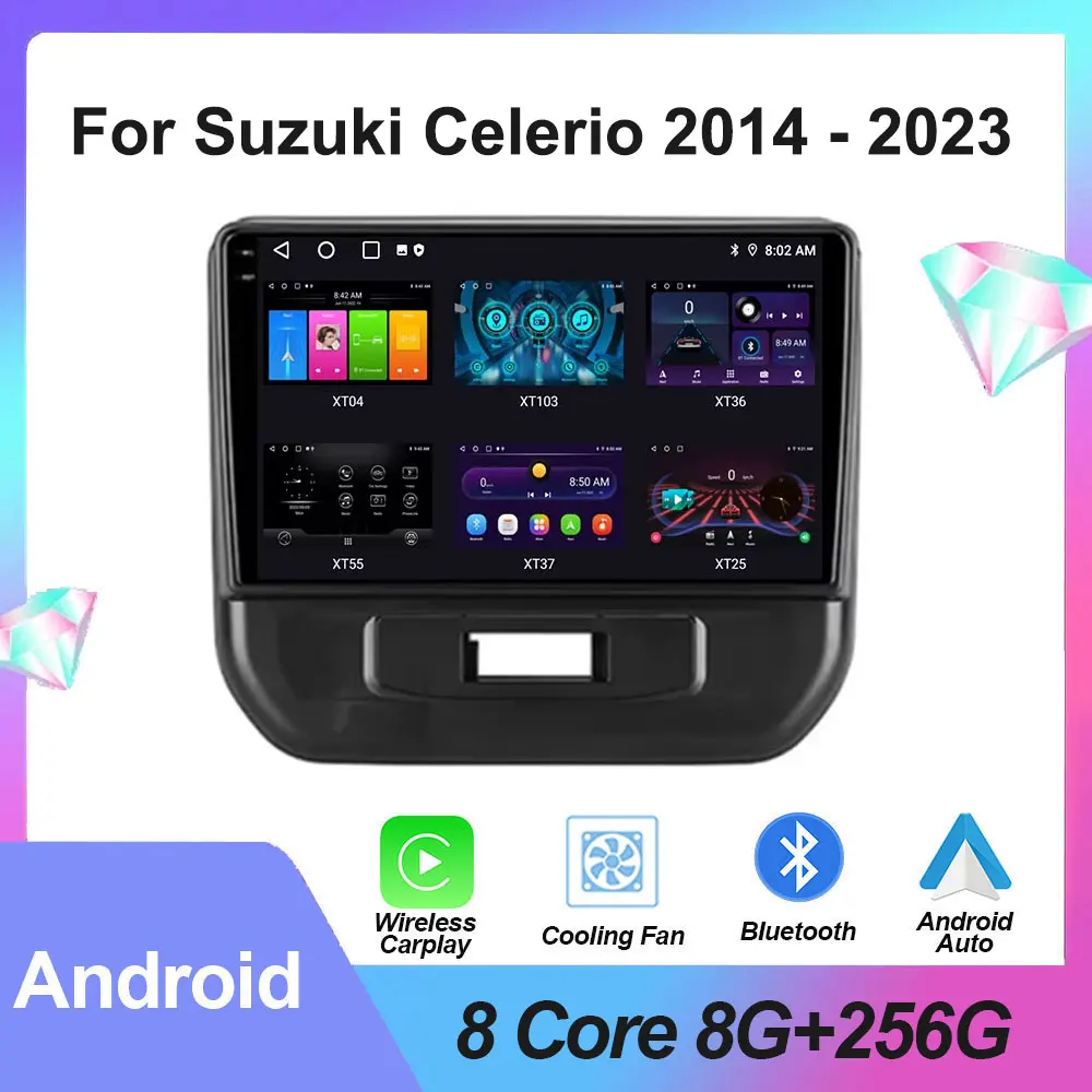 

Wireless Carplay Android Auto For Suzuki Celerio 2014 - 2023 Car Radio Multimedia Video Player GPS Navigation Stereo DSP Tools