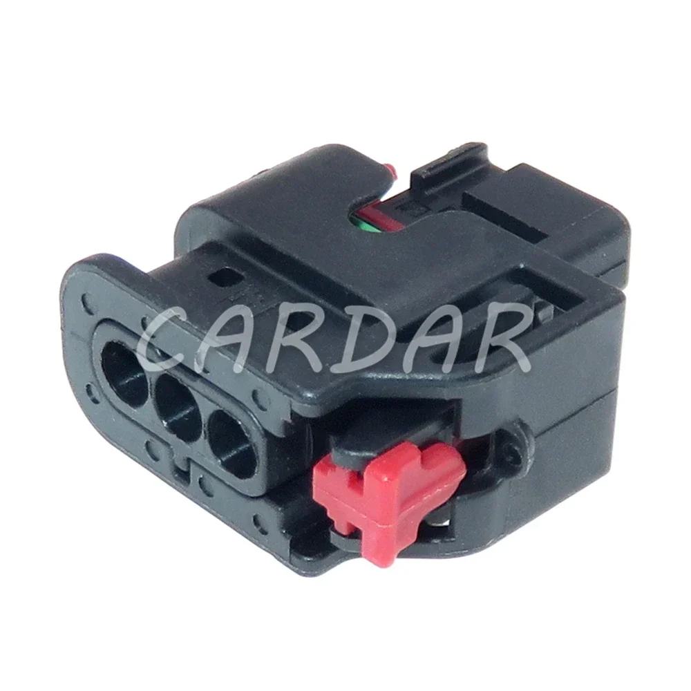 1 Set 3 Pin 1.2 Series 1488992-5 Auto Waterproof Plug AC Assembly Black Electrical Connector Cable Wiring Terminal Socket
