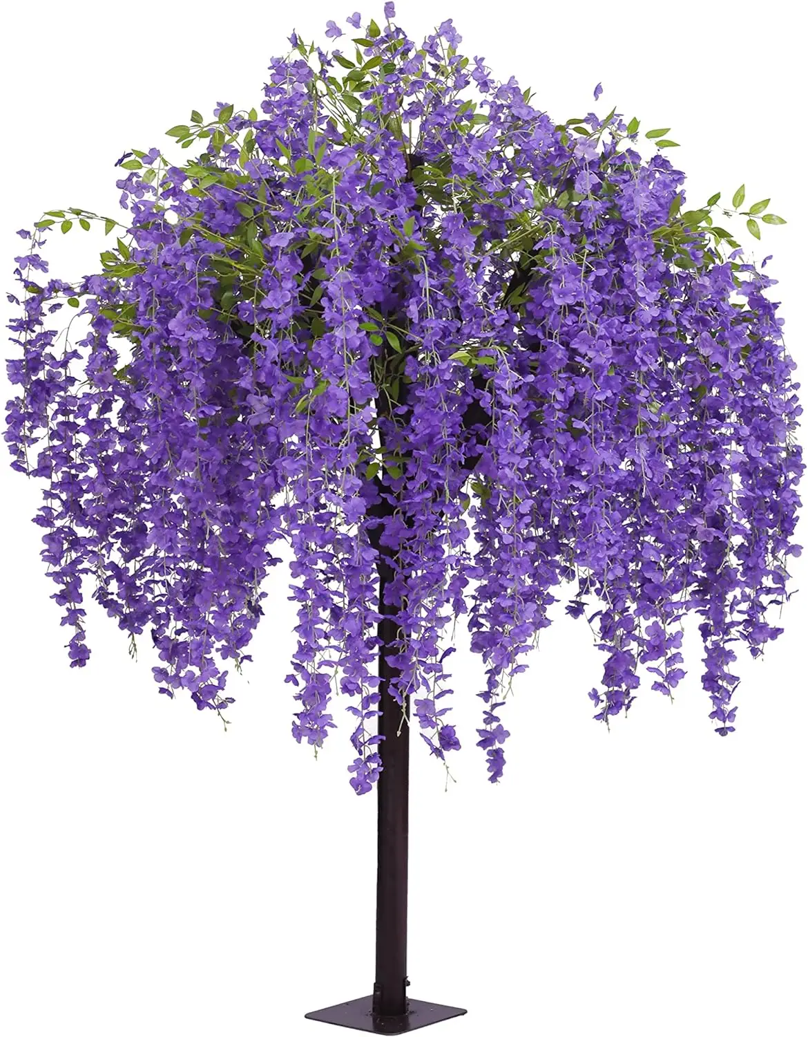 

Wisteria Artificial Flowers Tree for Indoor Outdoor Home Wedding Party Opening Shopping Mall Restaurant Décor Purple