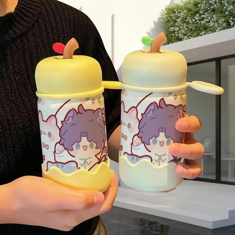 Auf Lager New Love and Deepspace 2025 Anime-Spiel Cos Rafayel Unisex 15 x 6,5 cm Druck Farbblockierender isolierter Wasserbecher Geschenk