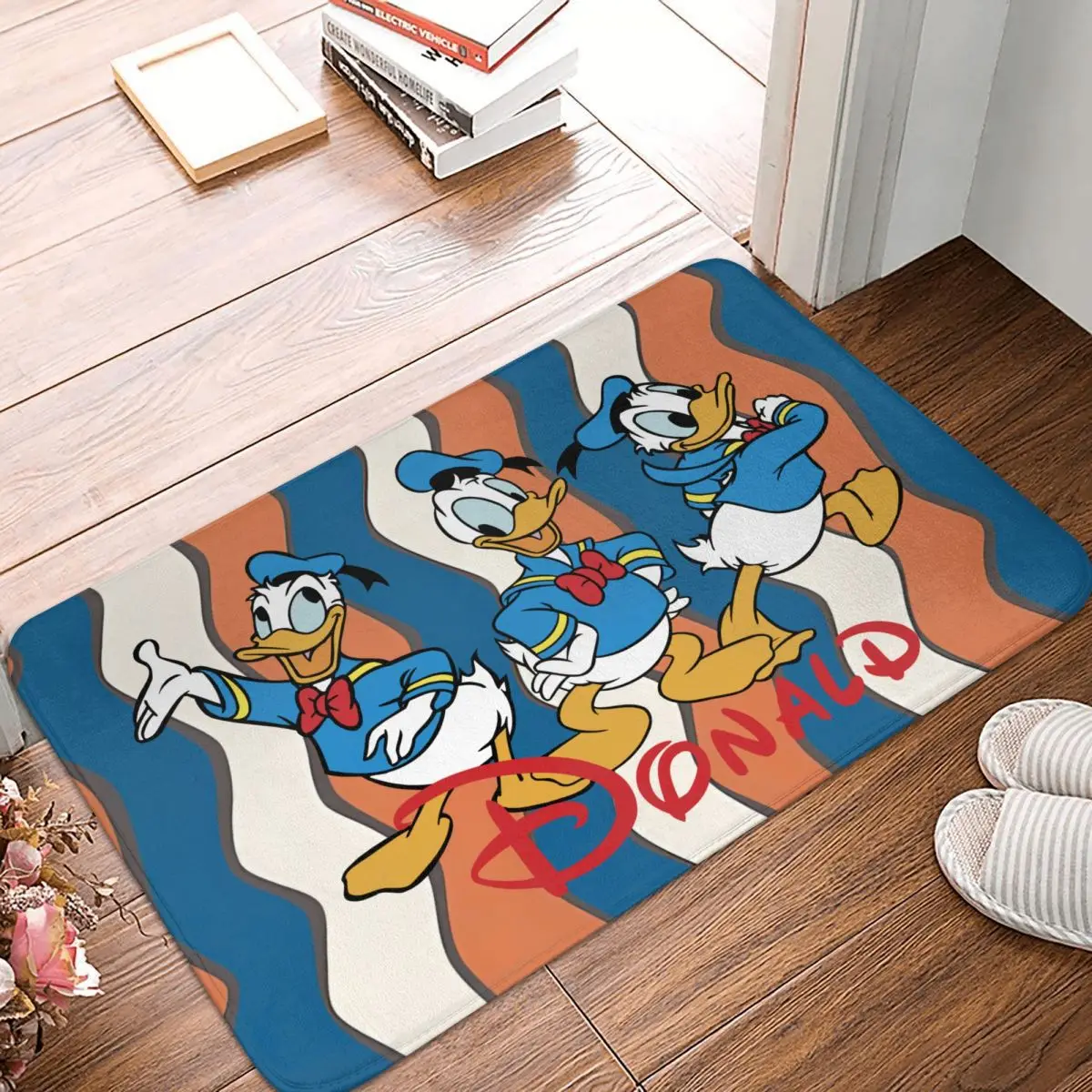 Donald Duck Non-slip Doormat Kitchen Mat Disney Hallway Carpet Entrance Door Rug Indoor Decor