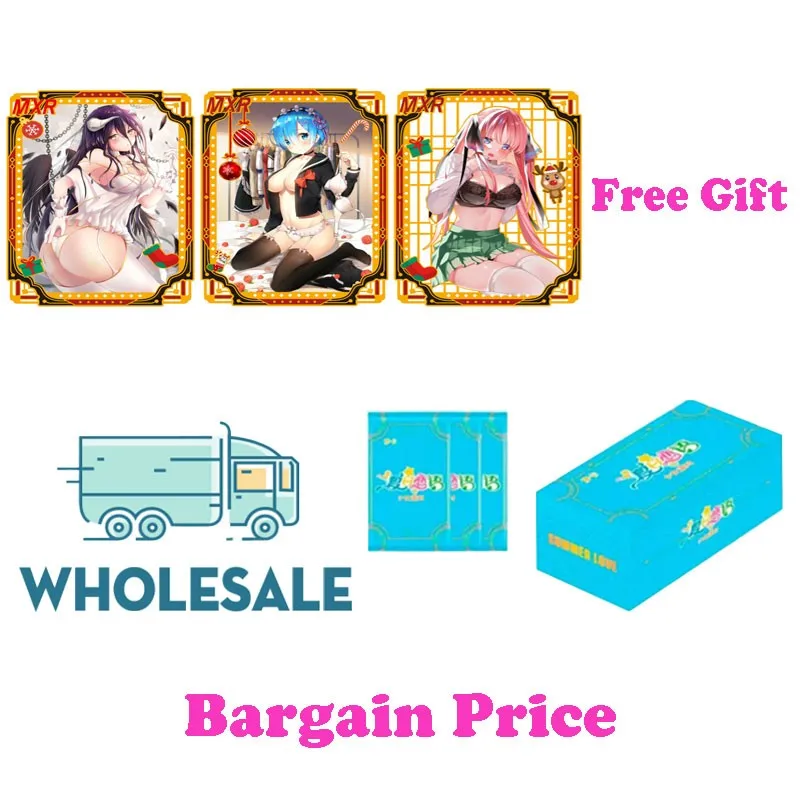 

Bargain Price Wholesale Summer Love Collection Card With Free Metal Card Swimsuit Waifu Booster Box Doujin Toys And Hobbies Gift