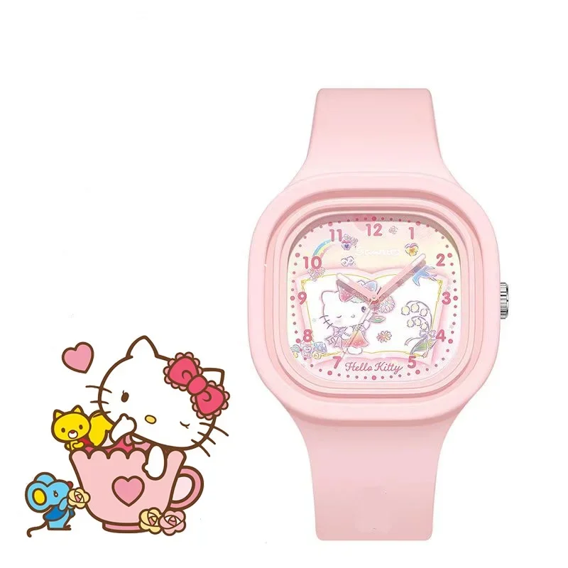 Disney Anime Minnie Children Watch Kawaii Stitch Mickey Mouse Silicone Sport Watch Cartoon Lilo & Stitch Accessories Kids watch