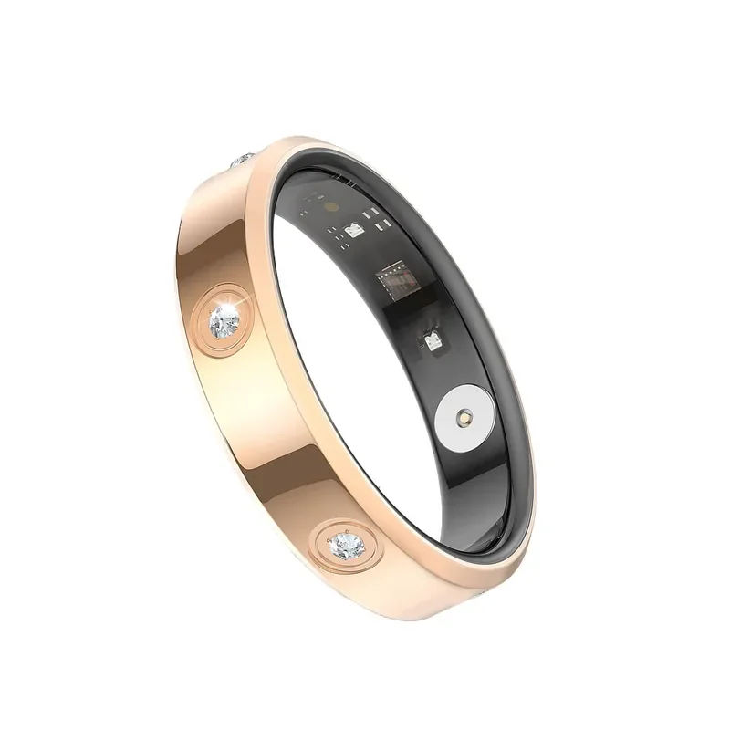 Smart Ring 6.3mm Health Tracker Heart Rate Blood Oxygen Sleep Monitor Stress Physiological Cycle Fitness Activity Watch for