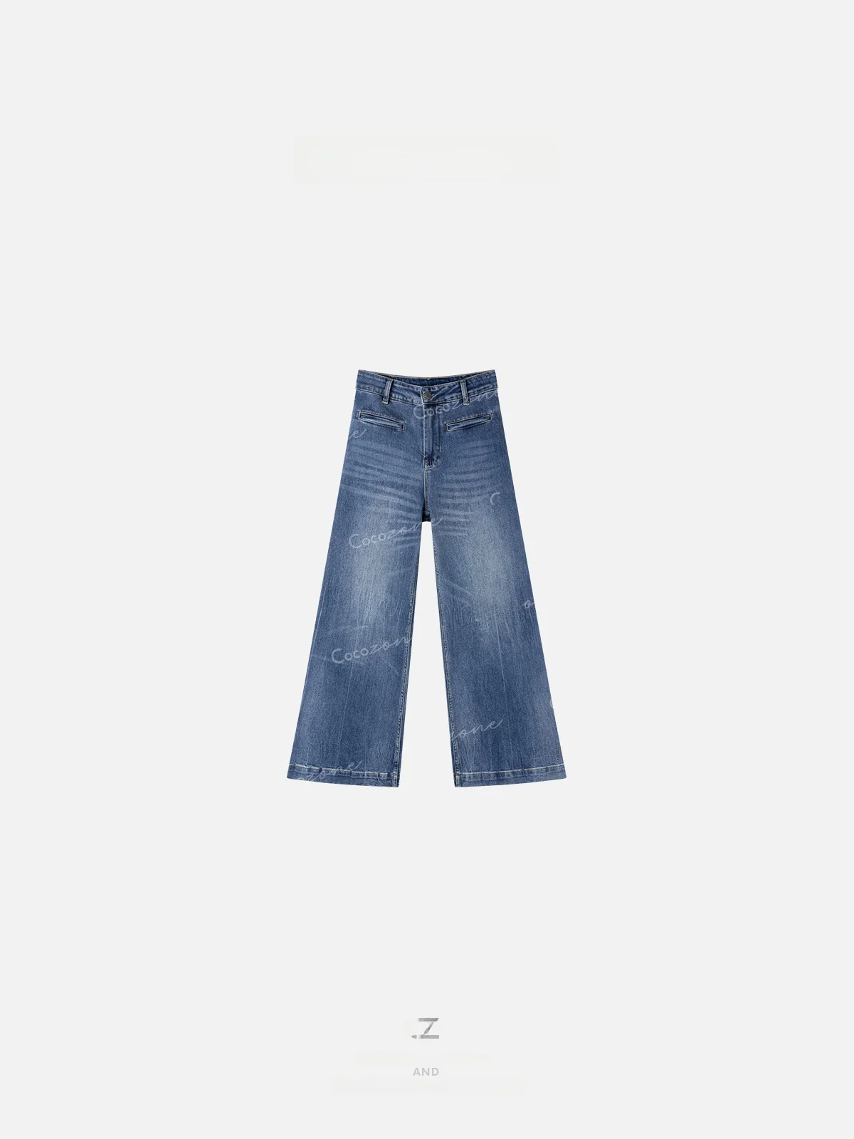 

Ретро джинсы из денима с эффектом потертости, осенняя новинка, прямые, с высокой талией, длинные, из эластичного хлопкового денима, синие