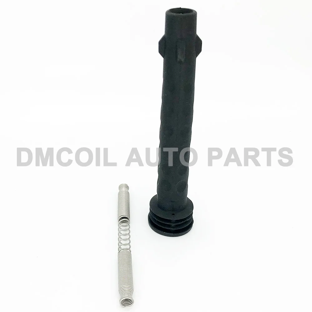 4 PCS IGNITION COIL RUBBER BOOTS WITH SPRING FOR ALFA ROMEO MITO FIAT 500 BRAVO DOBLO DELTA JEEP 0.9 1.4 2008- 55224494 55234131