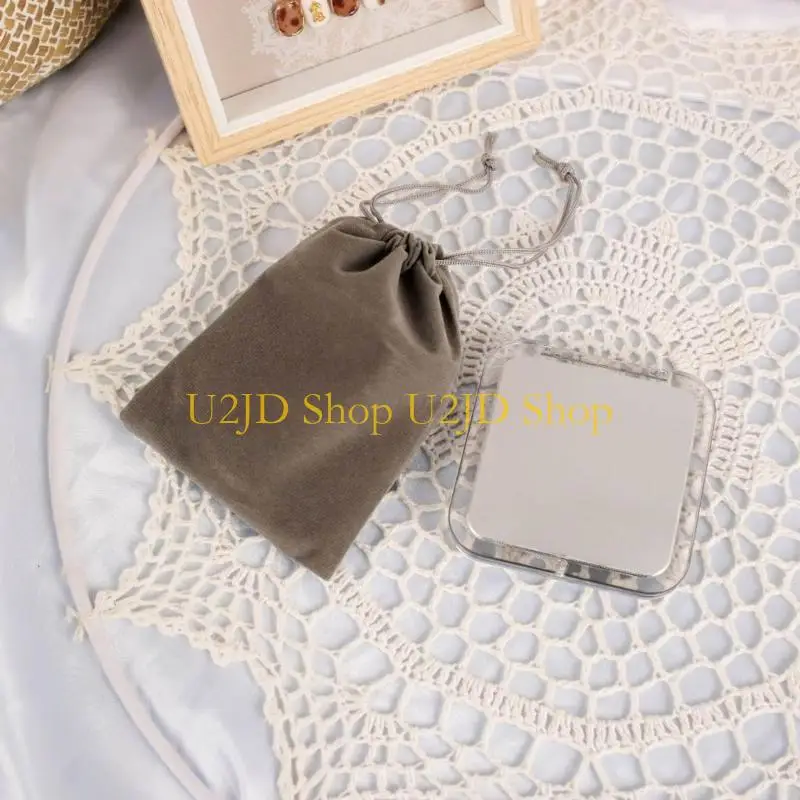 U2JD portátil espelho maquiagem portátil 15x ampliação para maquiadores e viajantes