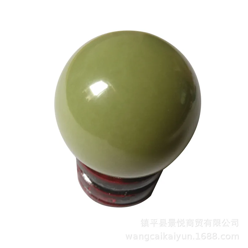 -في الظلام الكرة الفلوريت الخضراء المتوهجة الحجر الأصلي زخرفة مضيئة السترونتيوم بوراتي الألومنيوم