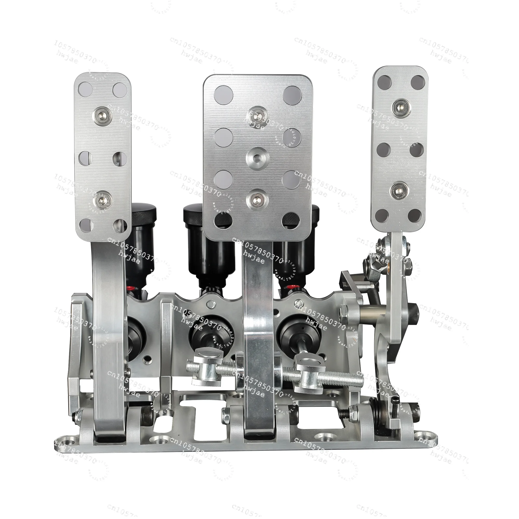 Numerical control New racing master cylinder pump Hydraulic clutch Offset 3 pedal Floor mounted Aluminum brake pedal box kit