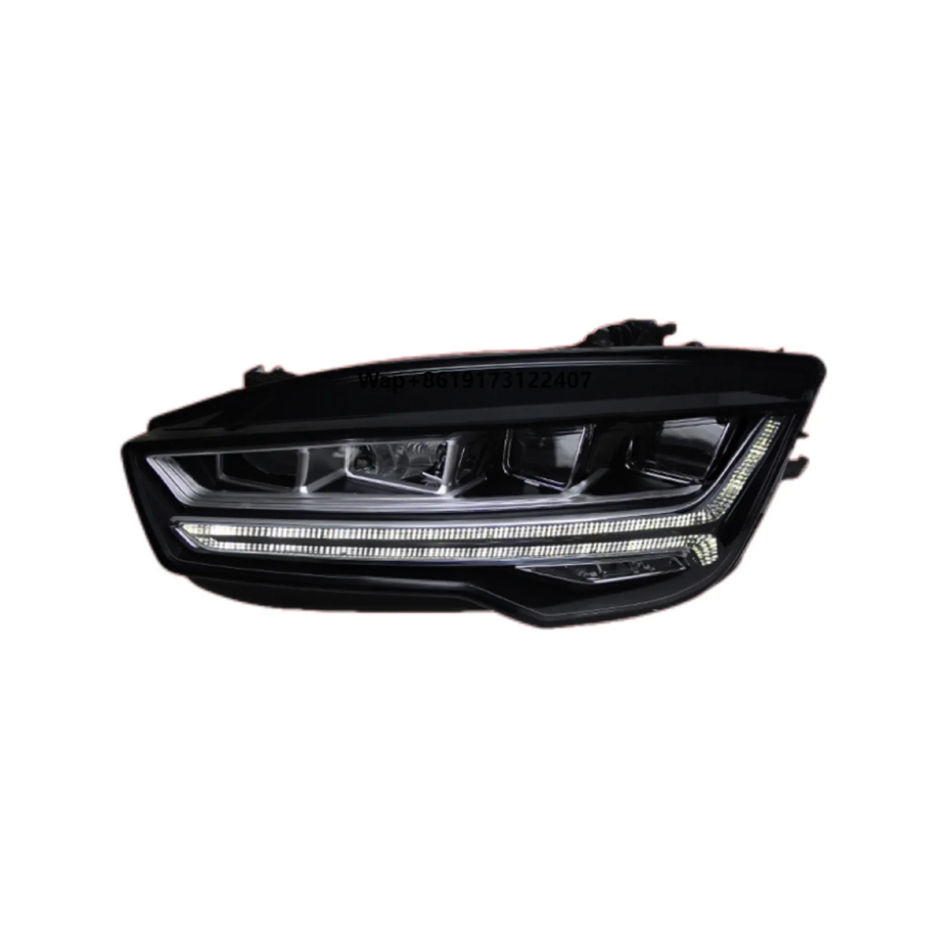 

2011-2018 A7 Headlight Assembly Modification New Matrix LED Daytime Running Light Lens 6000k Color Temperature