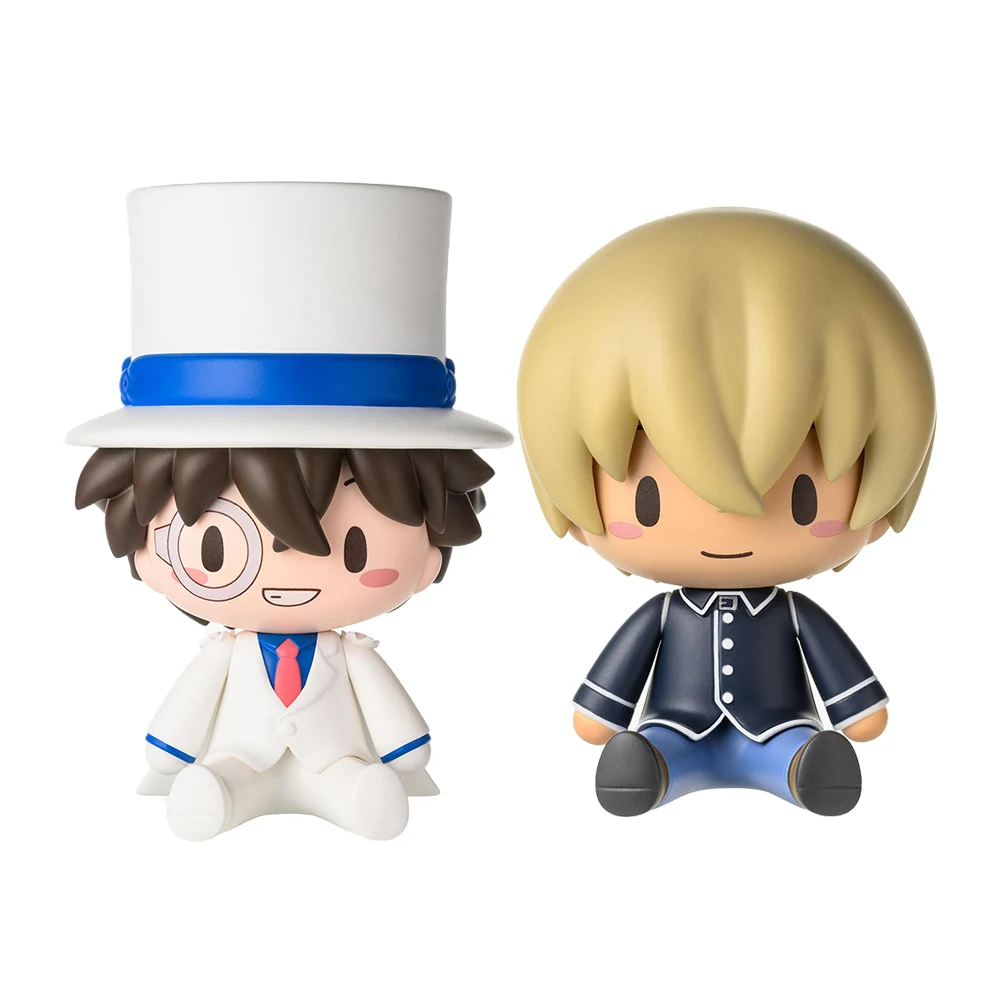 Figuras de acción originales S-FIRE Fuwa Petit Meitantei Conan, versión Q, juguetes modelo Kuroba Kaito Furuya Rei, figura de acción de anime, muñeca Kawaii, regalo