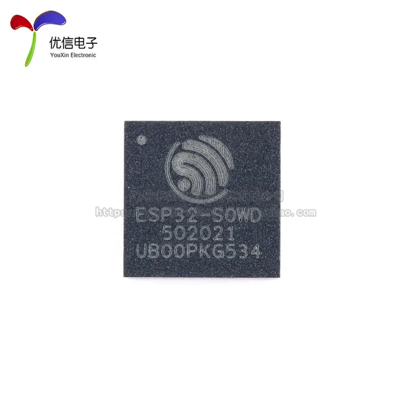 ESP32-S0WD QFN-48 Wi-Fi+BLE Dual mode 32 Bit Single Core MCU Chip