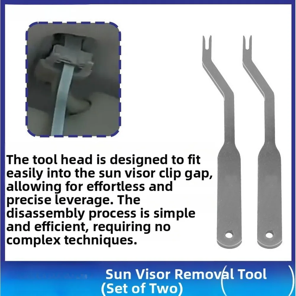 Easy Operation Removal Tool Sun Visor Vehicle Trim Remover Sun Visor Pry Bar Easy Operation Fits Most Vehicles