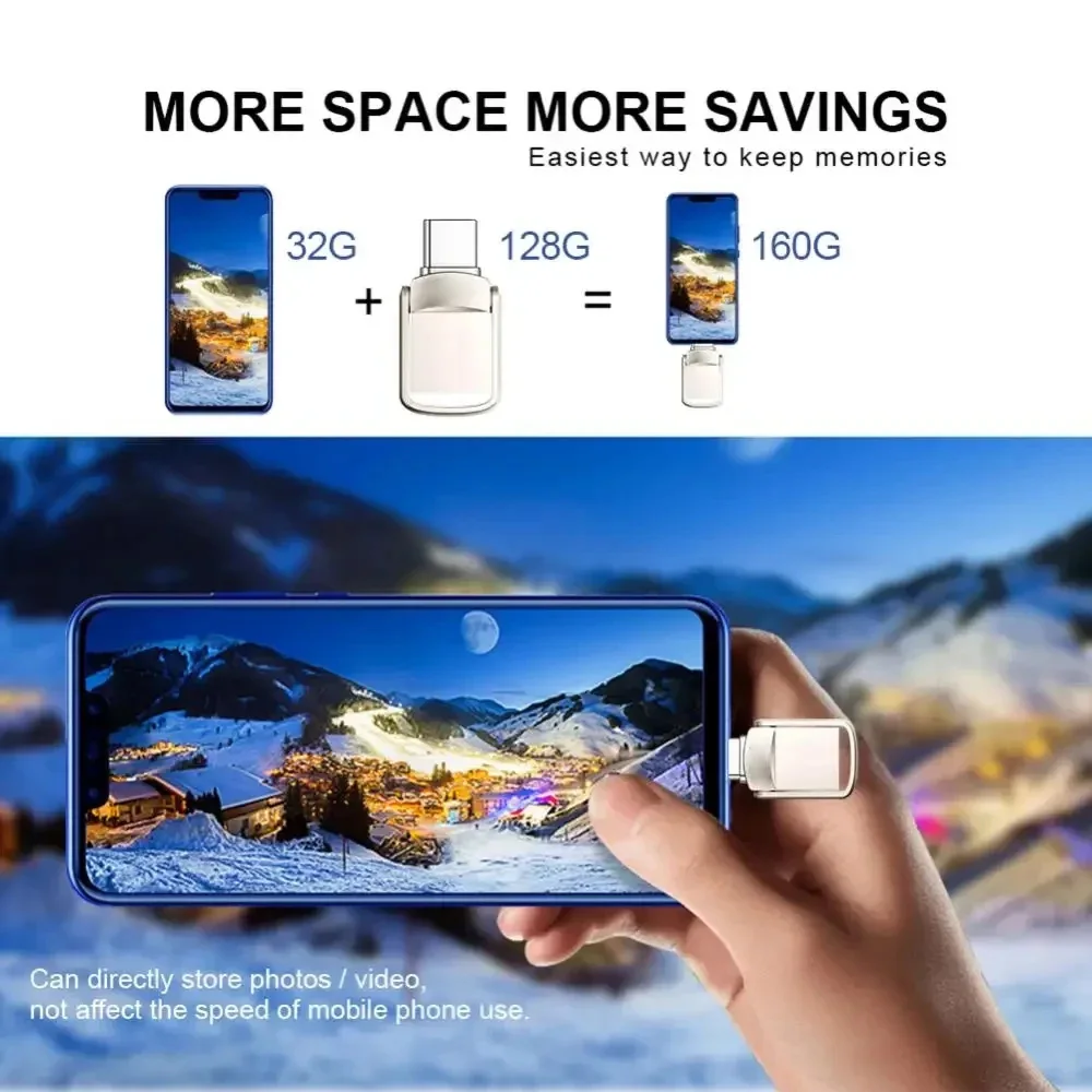 Xiaomi USB 3.2 2 تيرا بايت محركات أقراص فلاش عالية السرعة محرك القلم المعدني مقاوم للماء تخزين الذاكرة U القرص عصا القلم محرك 1 تيرا بايت 512 جرام 256 جرام 128 جرام #4