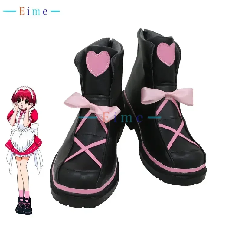 

Anime Tokyo Mew Mew Momomiya Ichigo Cosplay Shoes PU Leather Shoes Halloween Carnival Boots Cosplay Prop Custom Made