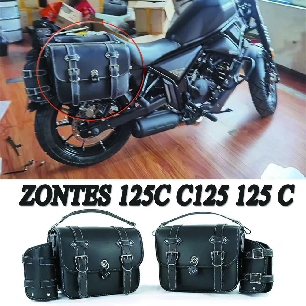 

Motorcycle Saddle Bag Side Bag Saddle Bag Saddle Bag Travel Rack Luggage Rack For ZONTES 125C C125 125 C