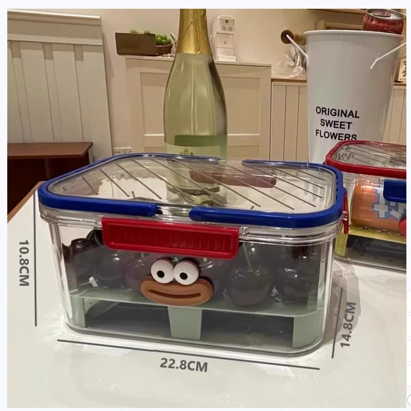 

Dopamine portable fresh-keeping box outdoor large capacity cute picnic storage box DIY spring outing camping travel portable