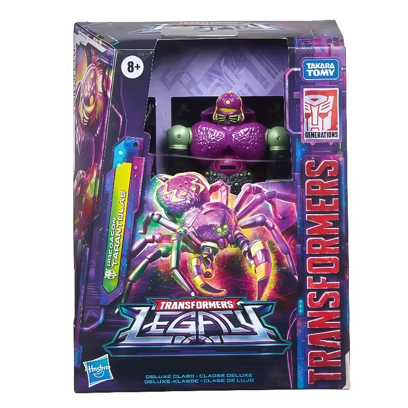Op voorraad Hasbro Transformers Klassiek speelgoed Legendarische evolutieserie Predacon Tarantulas Action Figure Model Verzamel hobby's Speelgoed