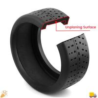 4Pcs Plastic Wheel Rubber Tire For ARRMA 1/7 INFRACTION 6S F1 LIMITLESS RC Car