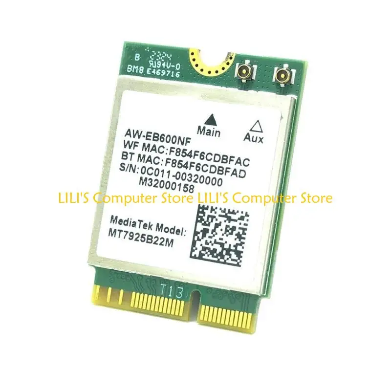 

A52B WiFi 7 MT7925 M.2 NGFF Wireless Card 5.3 Networking Adapter 2.4/5/6G