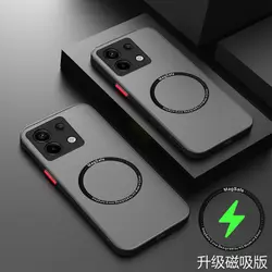 Shockproof Armor Case For Xiaomi Redmi Note 13 Pro Plus 13T 14 Ultra Poco X6 M6 Pro Cover Magsafe Magnetic Wireless Charge Shell