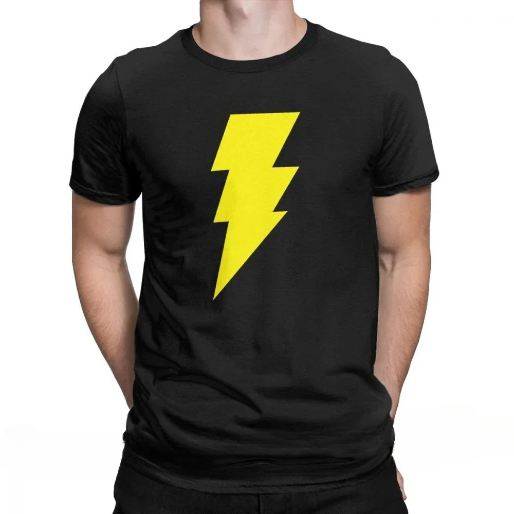 O Neck Tops Gift Idea Men's T-Shirts The Big Theory Bang Shazam 100% Cotton Tees Short Sleeve Sheldon Cooper Geek TBBT T Shirt