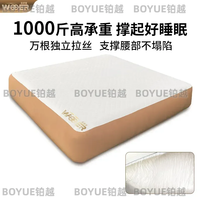 Seeker TPU Inflatable Camping Bed for 3 Persons 40cm Thick Air Mattress with Brushless Pump Outdoor Sleeping Pad