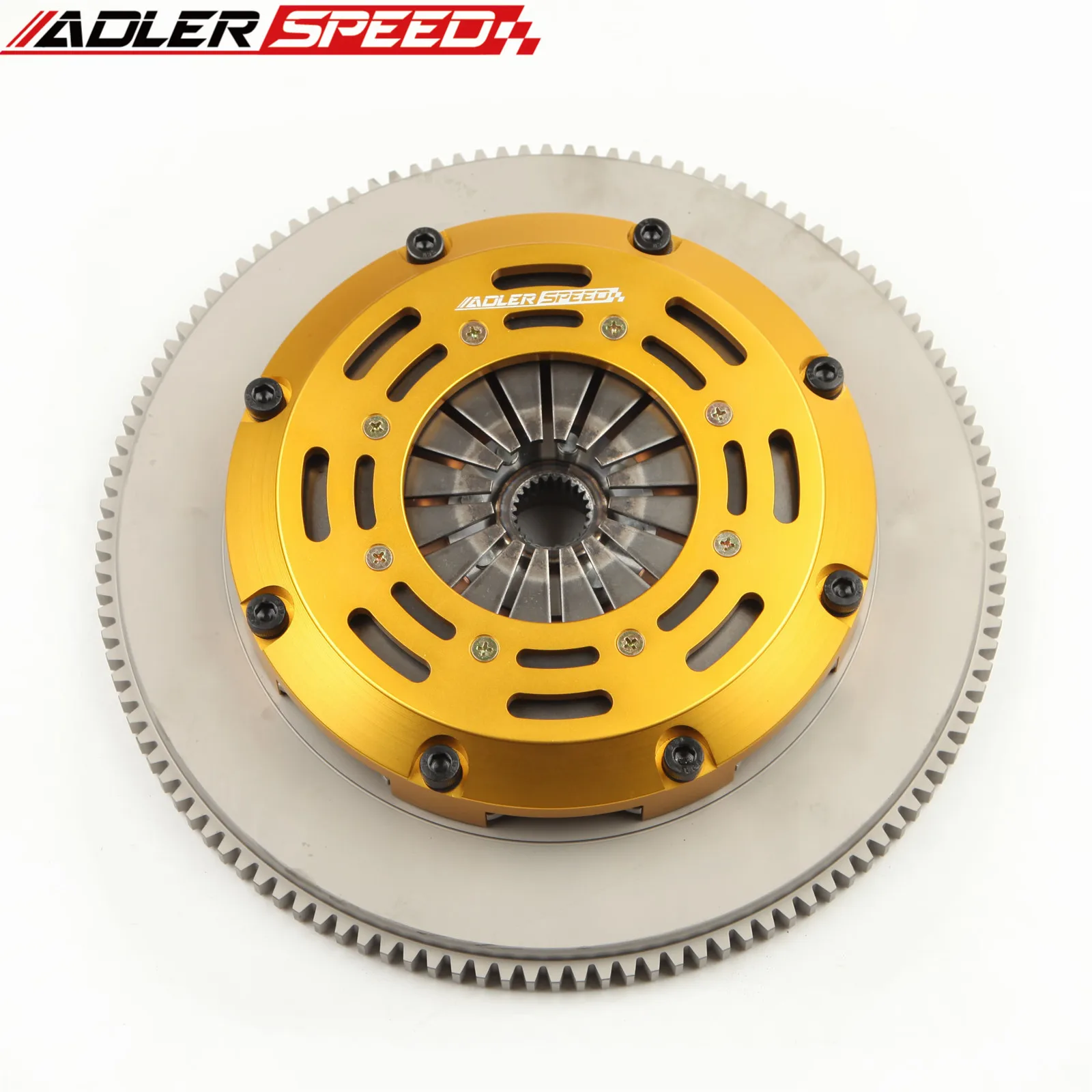 ADLERSPEED RACING CLUTCH SINGLE DISC & FLYWHEEL KIT FOR 1989-1999 NISSAN 240SX 2.4L BASE LE SE KA24DE KA24E