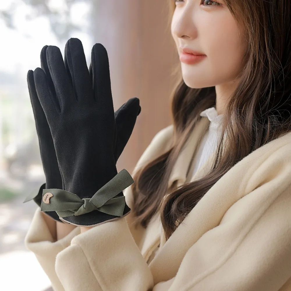 Лидер продаж, зимние перчатки с сенсорным экраном, теплые перчатки с сенсорным экраном и полным пальцем, варежки для вождения, унисекс