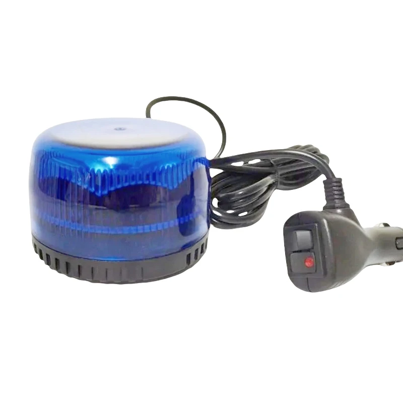 Bright 8W Led Car warning beacon Light Traffic light DC12V Led Caution  Light with cigar lighter switch,bottom magnet,waterproof