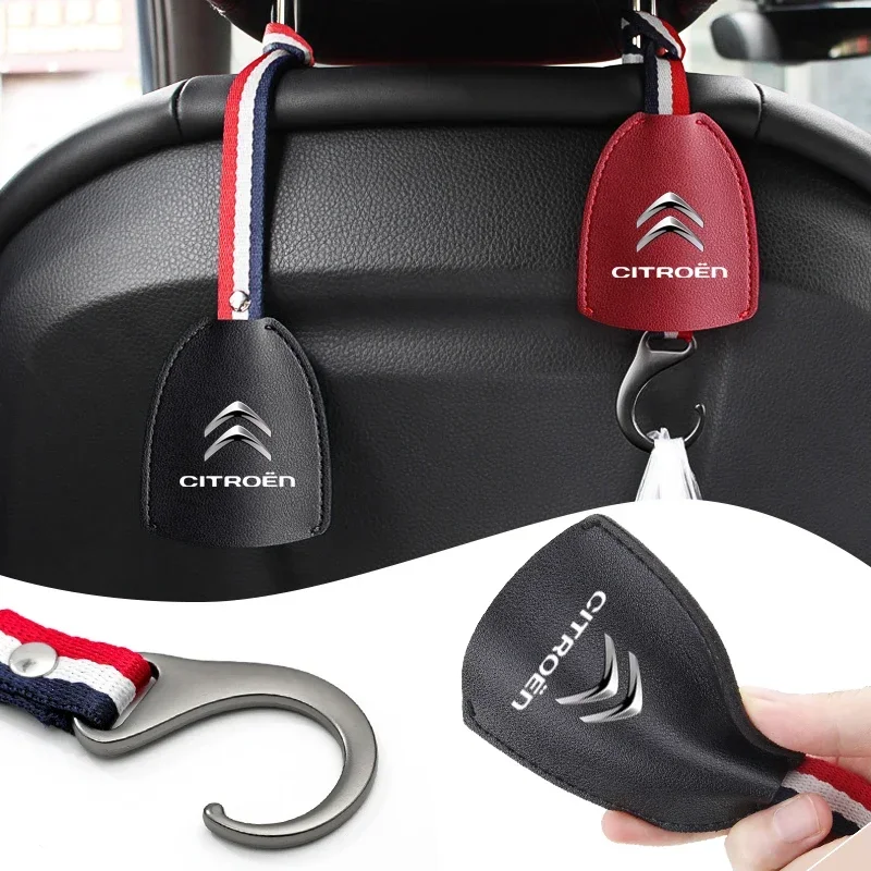 

Car Seat Headrest Hook Auto Back Seat Organizer Hanger Storage Holder For Citroen C1 C2 C3 C4 C5 C6 C8 C4L DS3 DS4 DS5LS DS6