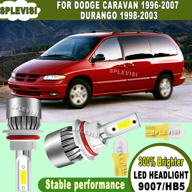

Long-lasting Fast Heat Dissipation 9007 LED HEADLIGHT For Dodge Caravan 1996-2007 Durango 1998-2003 1999 2000 2001 2002 2003