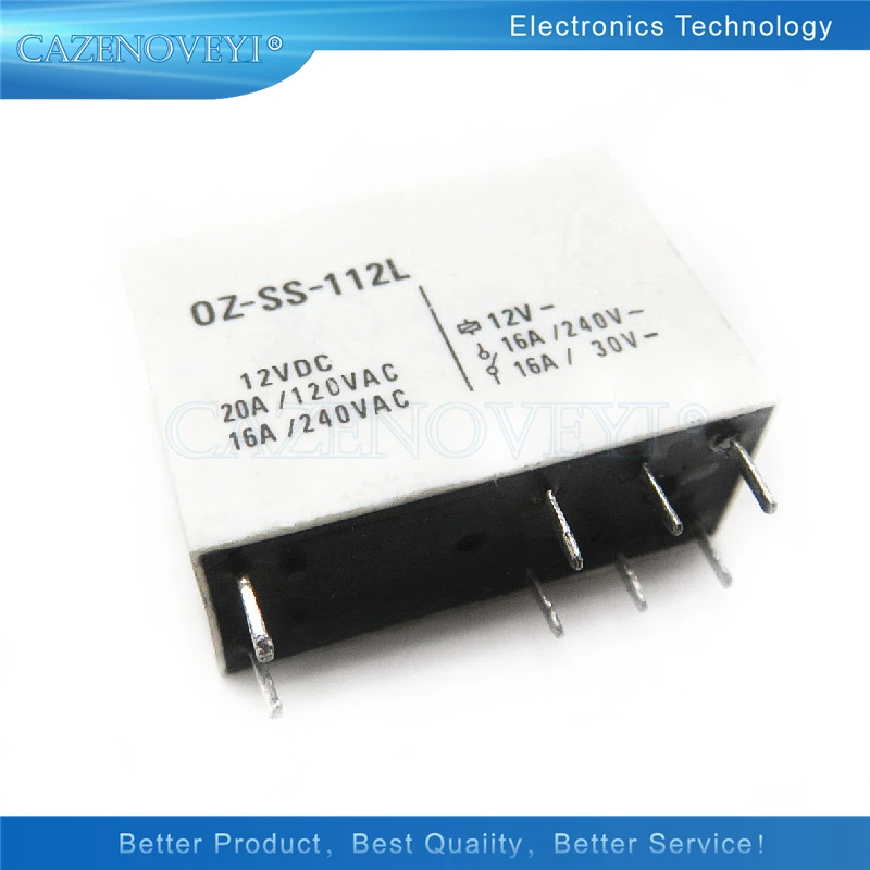 1pcs/lot OZ-SS-112L OZ SS 112L 12VDC 12V relay OZ-SS-112L1 16A In Stock